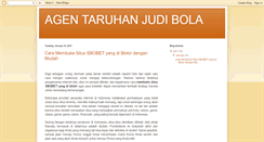 Desktop Screenshot of agentaruhanjudibola.com