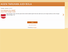 Tablet Screenshot of agentaruhanjudibola.com